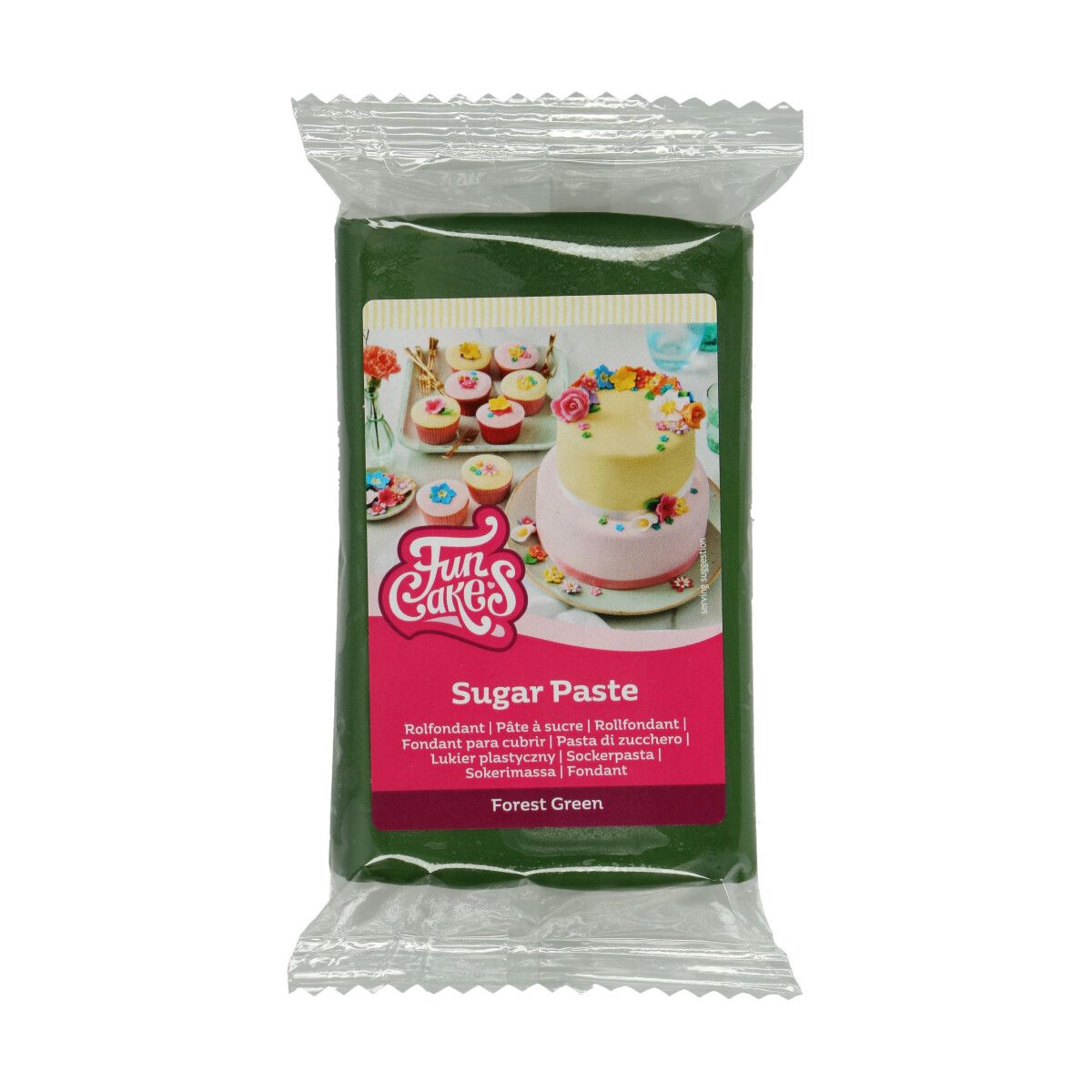 Fondant Mørkegrønn 250g - FunCakes