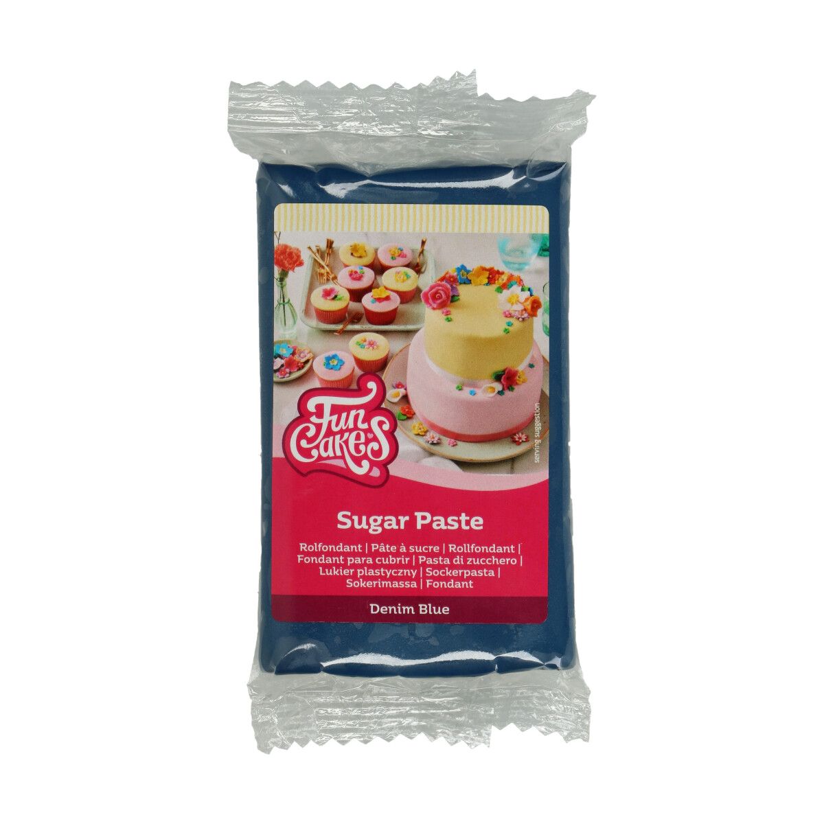 Fondant Denim Blå 250g - FunCakes