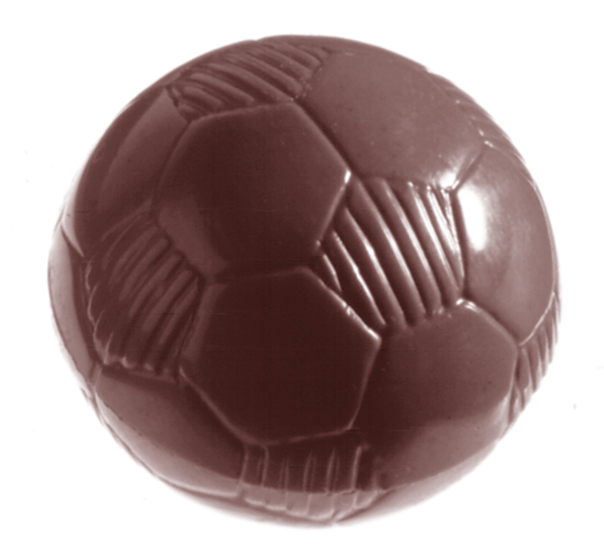 Fotball Ø30mm Sjokoladeform, Chocolate World