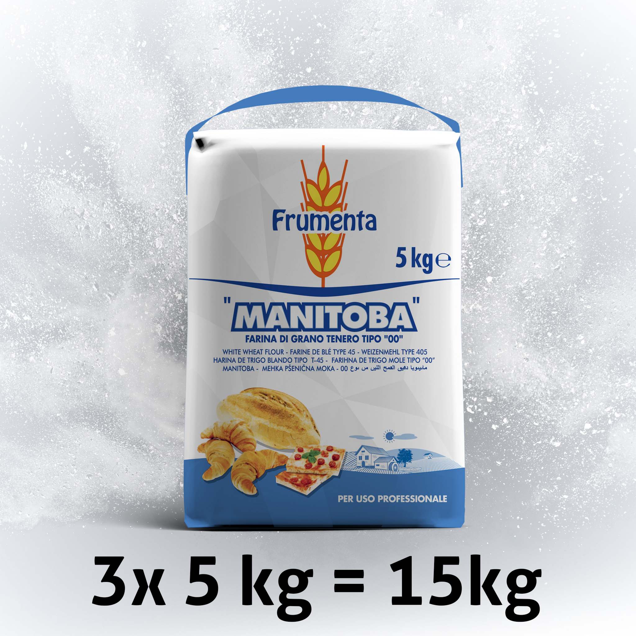 Hvetemel fra Manitoba - 15 kg, Frumenta (Original)
