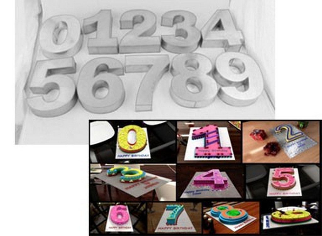 Bageformsæt til Talkage 0-9 - 25,4 cm høj, Eurotins