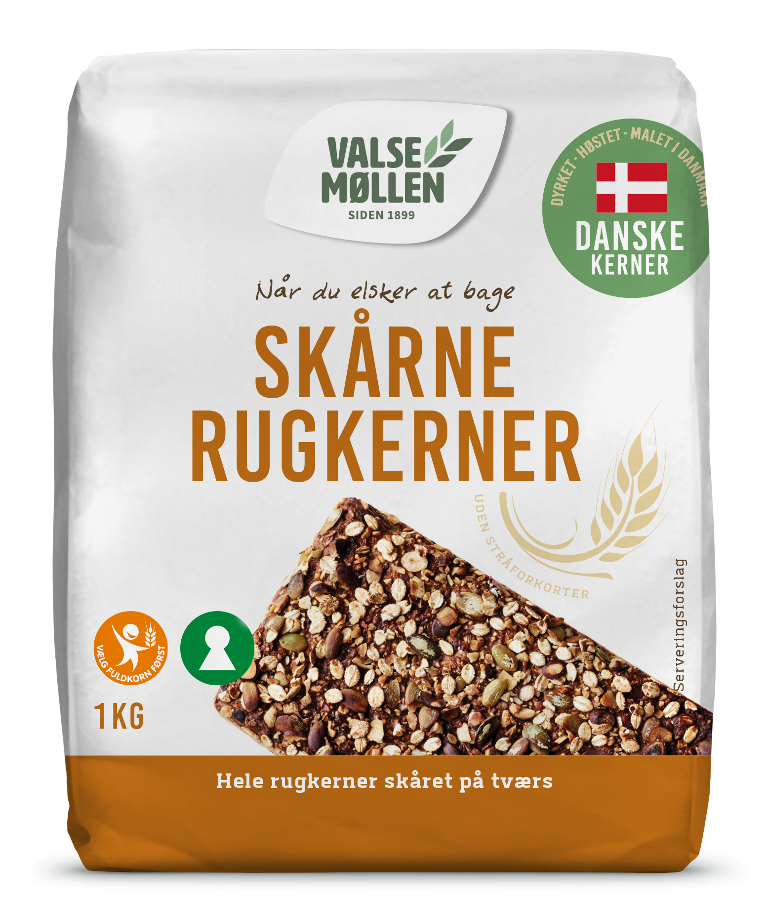 Skårne rugkjerner, 1 kg