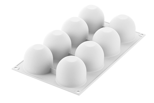 Dome 125 - Creamsicleform av silikon, Silikomart