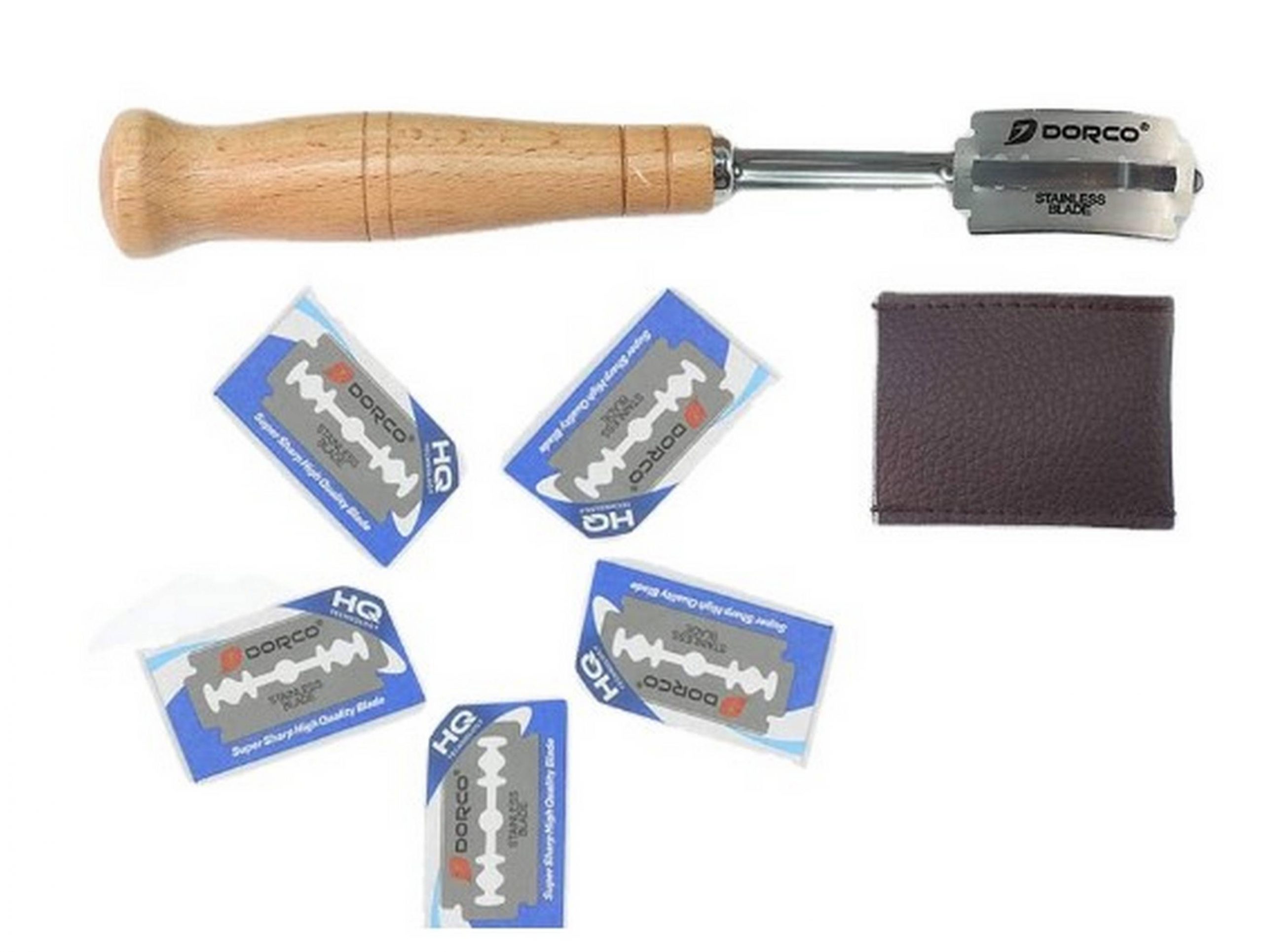 Dejsnitter med træhåndtag og ekstra blade