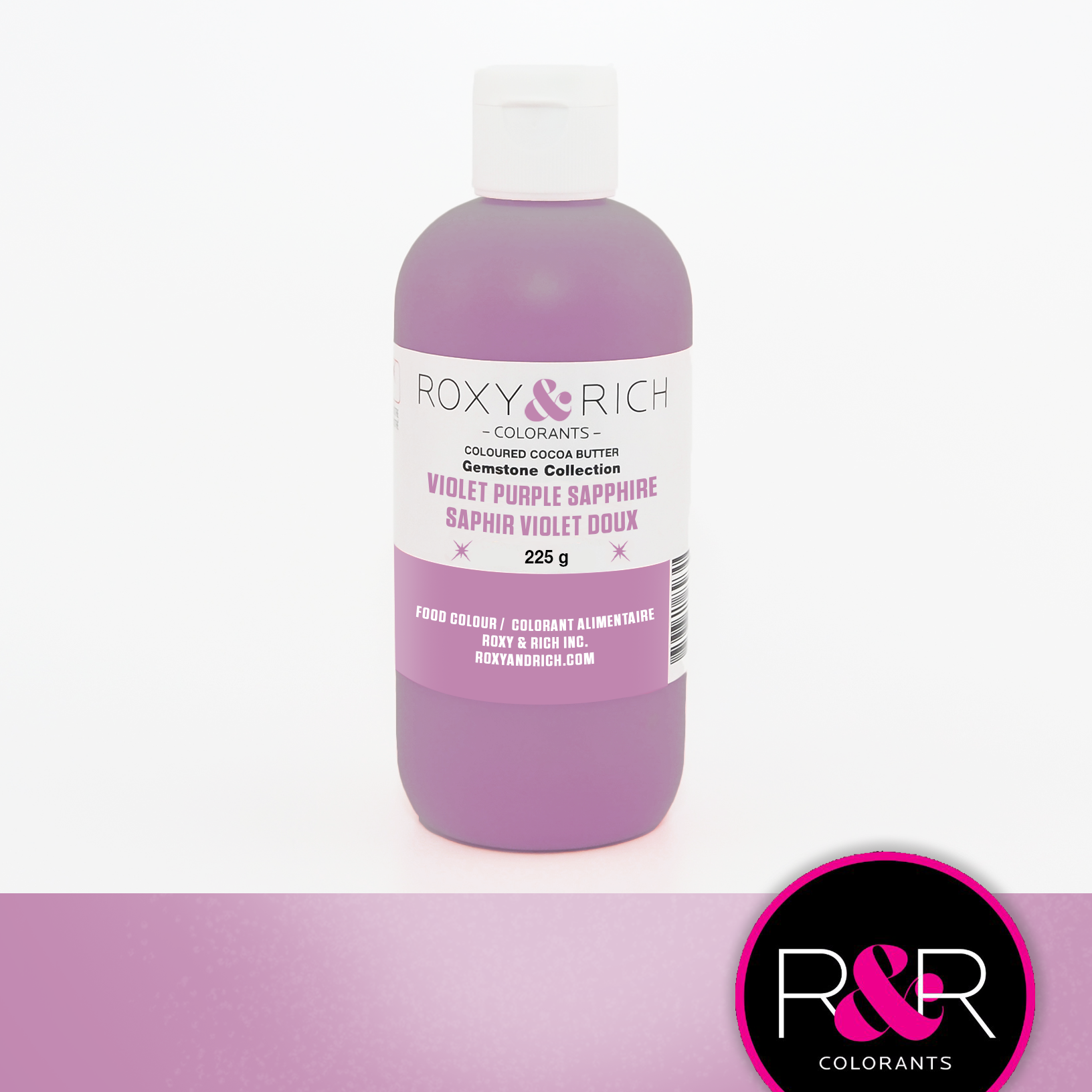 Violet Purple Sapphire 225g Sjokoladefarge - Gemstone Collection, Roxy & Rich Without E171