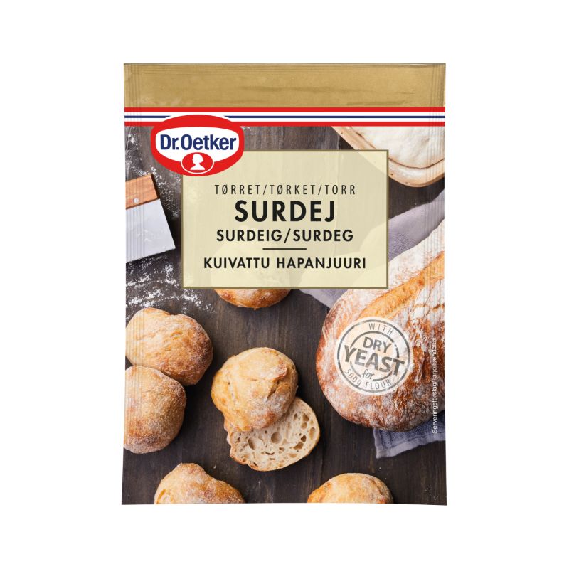 Tørket surdeig - 30 g, Dr. Oetker