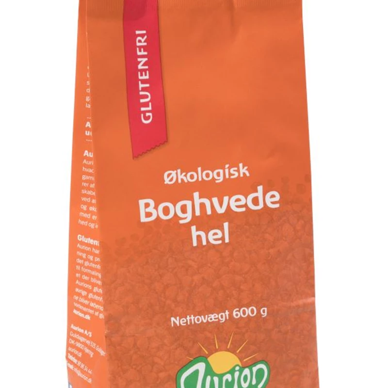 Økologisk hel bokhvete - Aurion, 600 g - BEST FØR 12/26