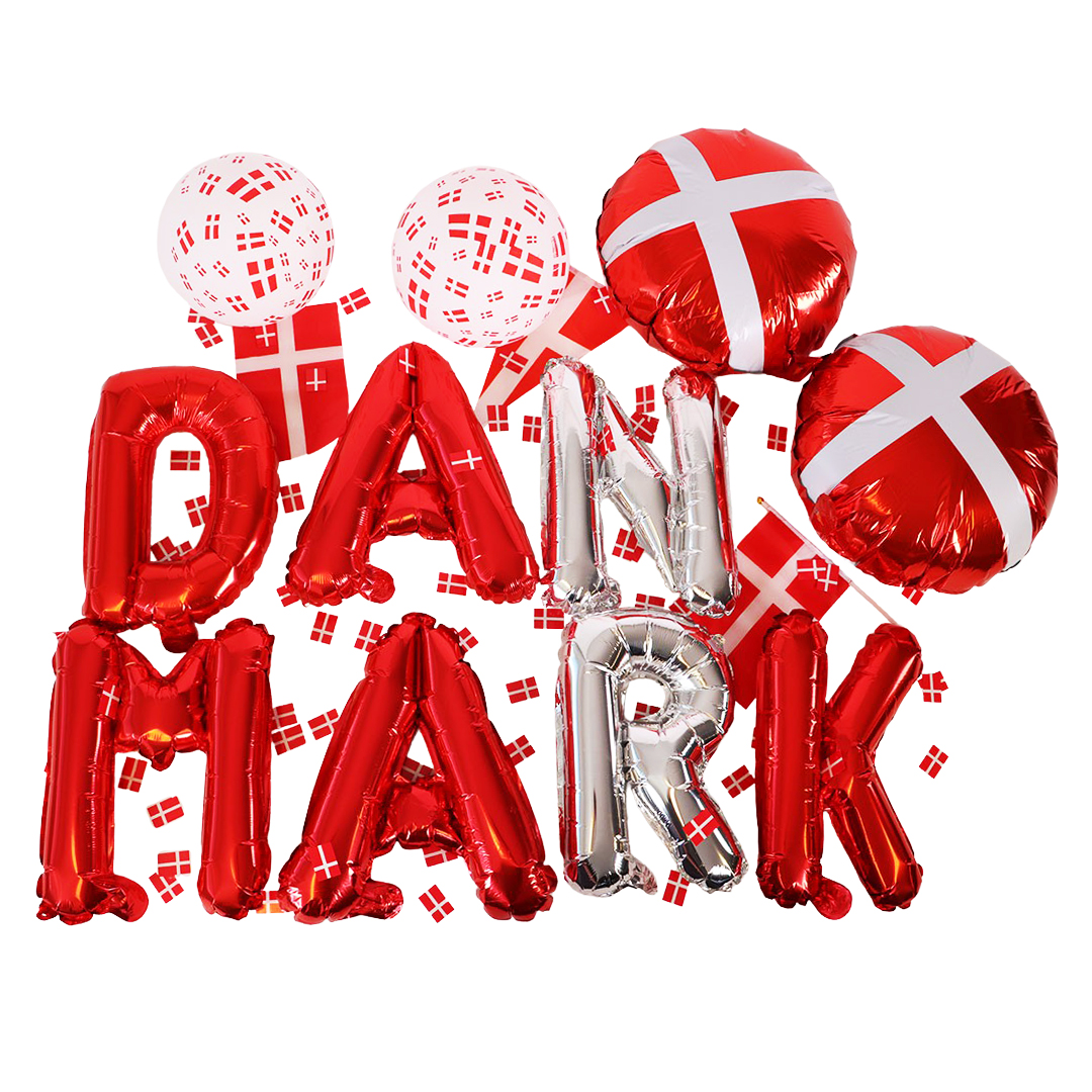Danmark Dekorasjonssett - 15 deler