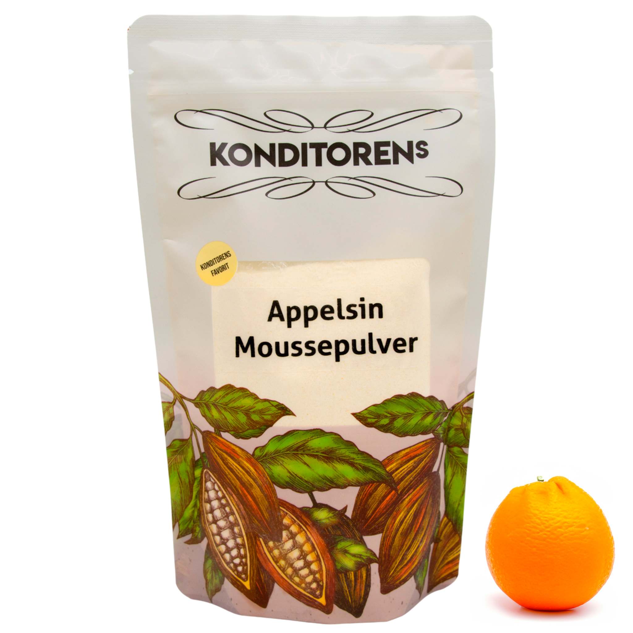 Appelsinmoussepulver - 1 kg, konditorpulver