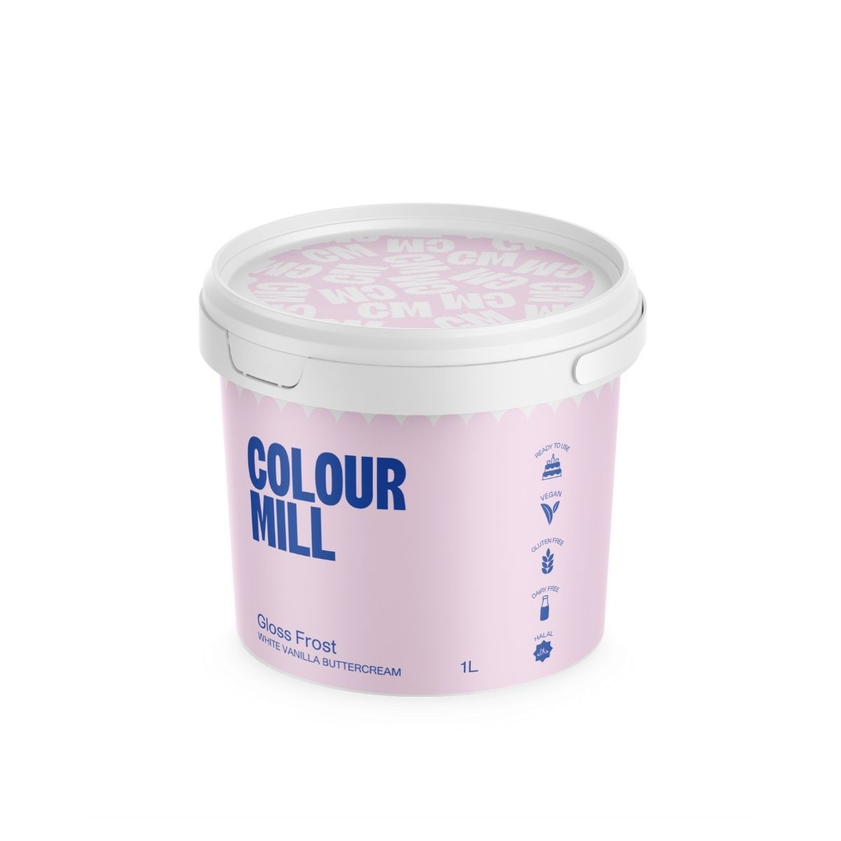 White Buttercream Gloss Frost, 1 L – Colour Mill – BEST FØR 04/26