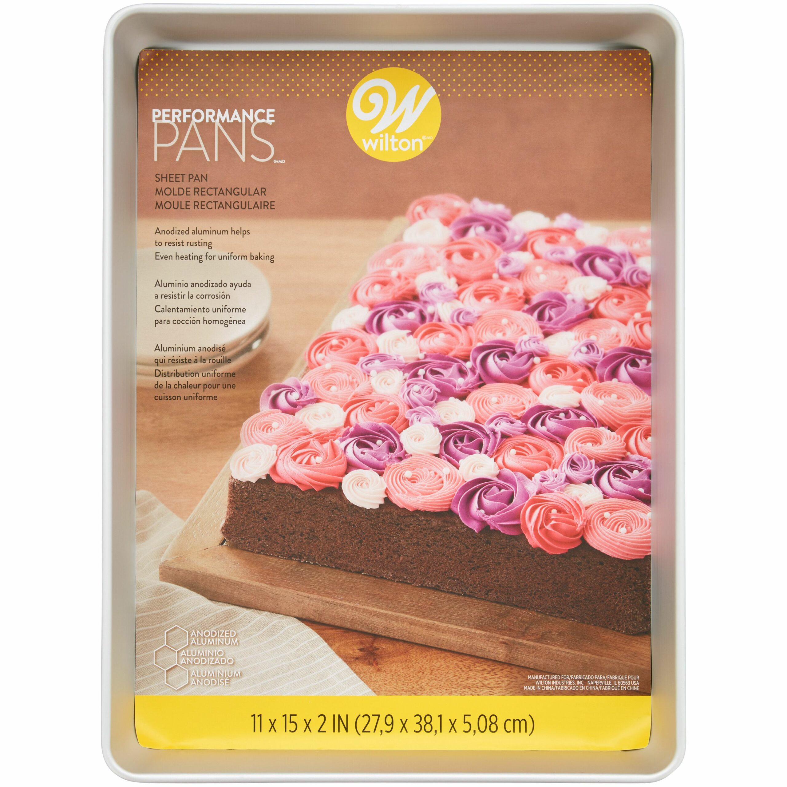Langpanne – rektangulær 28 x 38 cm, Performance Pans, Wilton