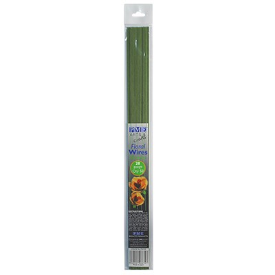 Grønn blomstertråd 28 Gauge - 50 stk, PME