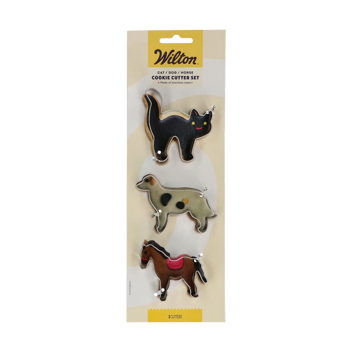 Utstikkersett - Katt, Hund og Hest 3 deler, Wilton