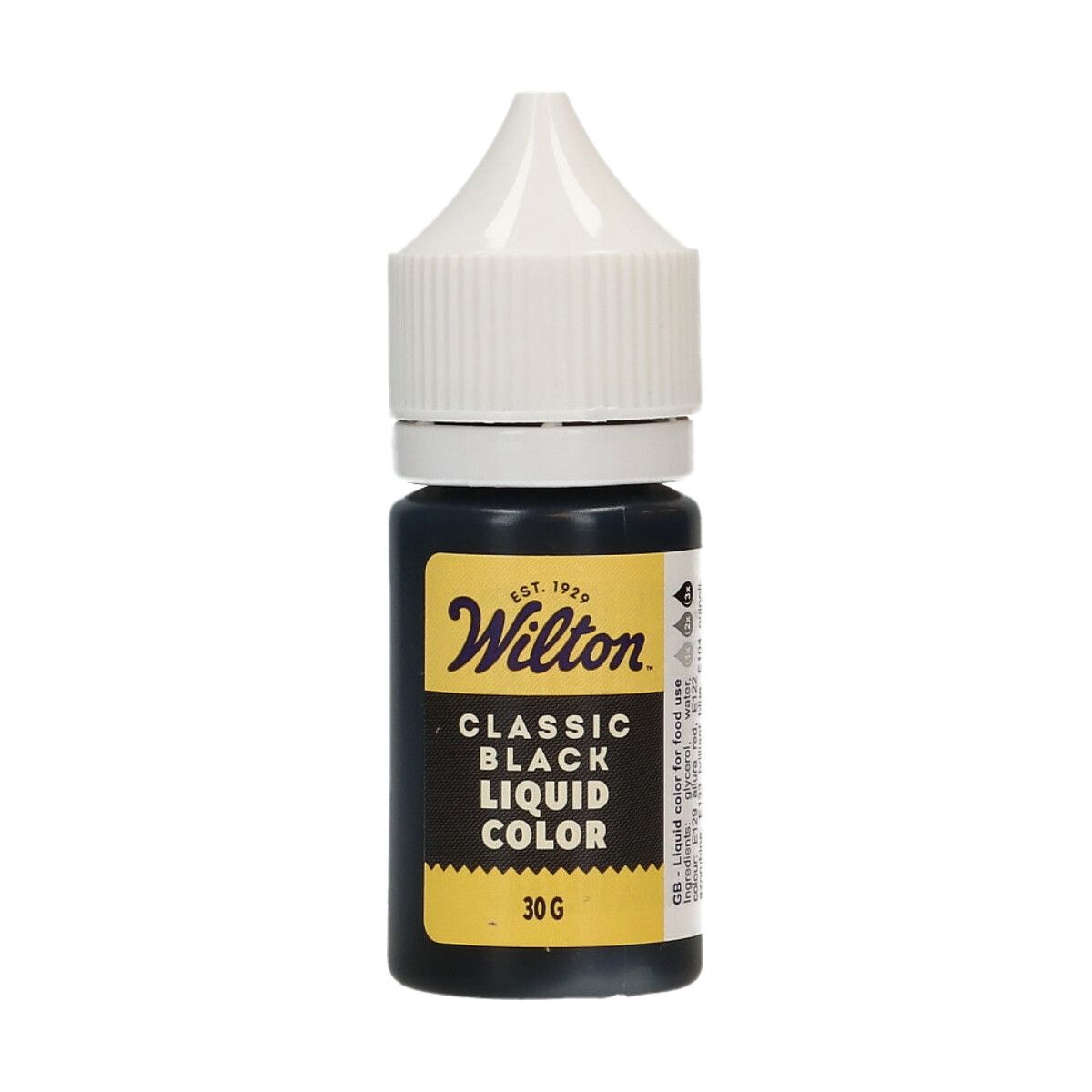 Flytende farge - Classic Black 30 g, Wilton