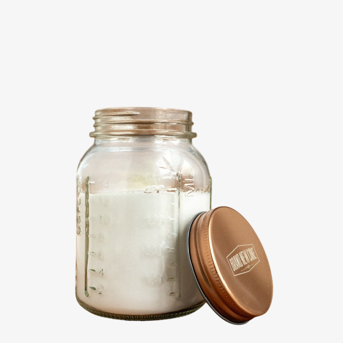 Surdeigsglass med lokk – 500 ml