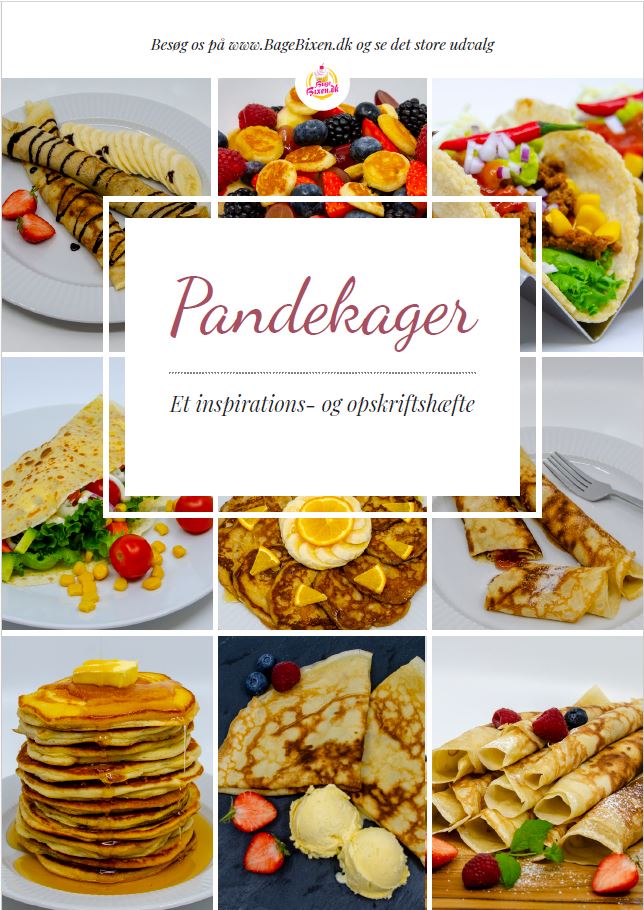 Pannekaker - Inspirasjon og Oppskriftshefte, 40 sider